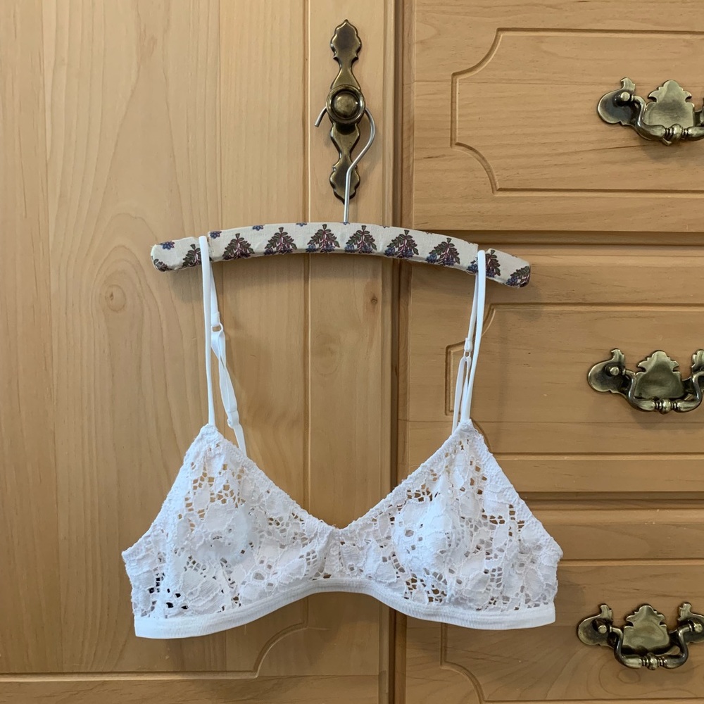 Delicate crochet bralette from UO